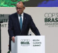 “You can rely on Germany,” said Federal Chancellor Friedrich Merz, referring to climate finance from Germany in his speech at the UN Climate Change Conference COP30 in Belém at the end of 2025. Encouraging words, yet they stand in stark contrast to the newly planned cuts in development cooperation. Photo: Isabel B./COP30.